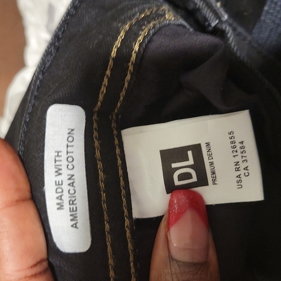 Dl1961 florence instasculpt spike black skinny jeans - Picture 4 of 7